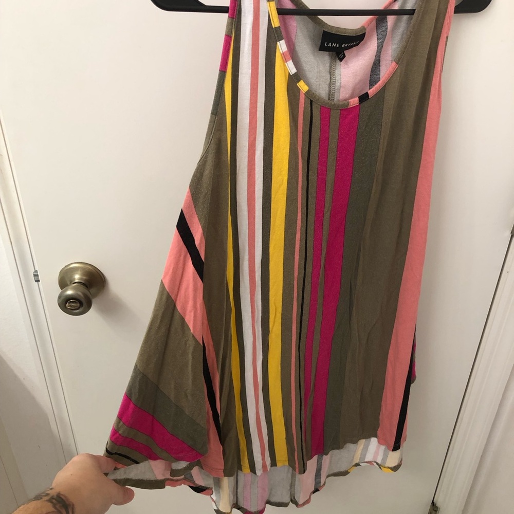 Colorful Striped Sleeveless top